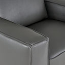 Soho - Italian Grey Leather Armchair