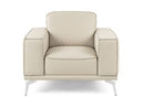 Soho - Italian Grey Oyster Leather Armchair