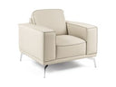 Soho - Italian Grey Oyster Leather Armchair