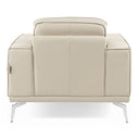 Soho - Italian Grey Oyster Leather Armchair