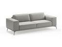 Soho - Contemporary Italian Light Grey Leather Sofa