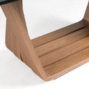 Solvang - Contemporary - Grey Glass + Walnut Rectangular Dining Table