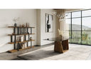 Solvang - Contemporary - Grey Glass + Walnut Rectangular Dining Table