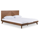 soren - modern walnut bed