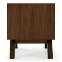 Soria Mid-Century Walnut Nightstand
