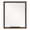 Soria Mid-Century Walnut Mirror