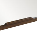 Soria Mid-Century Walnut Mirror