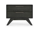 Soria Modern Grey Wash Nightstand