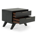 Soria Modern Grey Wash Nightstand