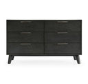 Soria Modern Grey Wash Nightstand