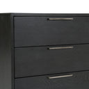 Yolonda + Soria - Modern Dark Teal Fabric + Grey Wash 4-Piece Bedroom Set