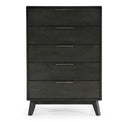Soria Modern Grey Wash Dresser