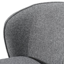 Souza - Modern Fabric Swivel Dining Chair