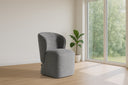Souza - Modern Fabric Swivel Dining Chair