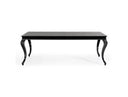 Theresa Modern Round Walnut & Black Table