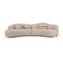 Spiro - Modern Beige Fabric Accent Chair