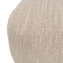 Spiro - Modern Beige Fabric Ottoman