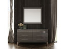 Splendor - Grey High Gloss Slatted MIrror