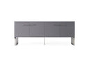 Gerald- Modern Brown Ash and Antique Cooper Buffet