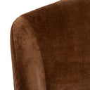 Stephanie - Modern Brown Fabric Bed, view 4