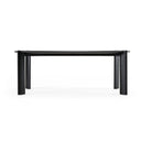 Steven - Modern Black Oval Dining Table