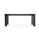 Steven - Modern Black Oval Dining Table