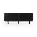 Atlan - Modern Camel Vegan Leather + Dark Gold Dining Chair