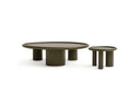 Strauss - Contemporary Brown Ash Round Nesting Table Set