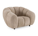 Suki - Modern Taupe Fabric Sofa