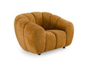 Suki - Modern Camel Fabric Lounge Chair