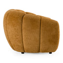 Suki - Modern Camel Fabric Lounge Chair