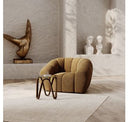 Suki - Modern Camel Fabric Sofa