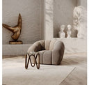 Suki - Modern Taupe Fabric Sofa