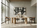 Summit - Modern 87" Black Ash Dining Table