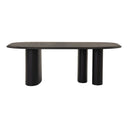 Summit - Modern 87" Black Ash Dining Table