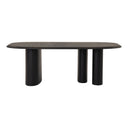 Summit - Modern 87" Black Ash Dining Table