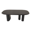 Summit - Modern 87" Black Ash Dining Table