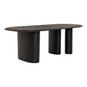 Summit - Modern 87" Black Ash Dining Table