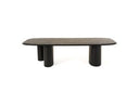 Summit - Modern 87" Black Ash Dining Table