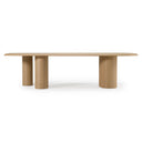 Summit - Modern 118" Natural Ash Dining Table