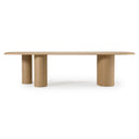 Summit - Modern 118" Natural Ash Dining Table