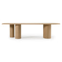 Summit - Modern 118" Natural Ash Dining Table