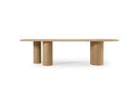 Summit - Modern 118" Natural Ash Dining Table