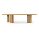 Summit - Modern 118" Black Ash Dining Table