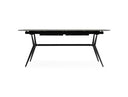 Suzie - Modern Ceramic + Black Ash Extendable Dining Table