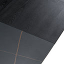 Suzie - Modern Ceramic + Black Ash Extendable Dining Table