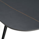 Suzie - Modern Ceramic + Black Ash Extendable Dining Table