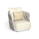 Swipe Living Armchair by Talenti, White / Warm White