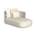 Swipe Modular Chaise SX by Talenti, White / Warm White