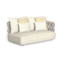 Swipe Modular Sofa End SX by Talenti, White / Warm White